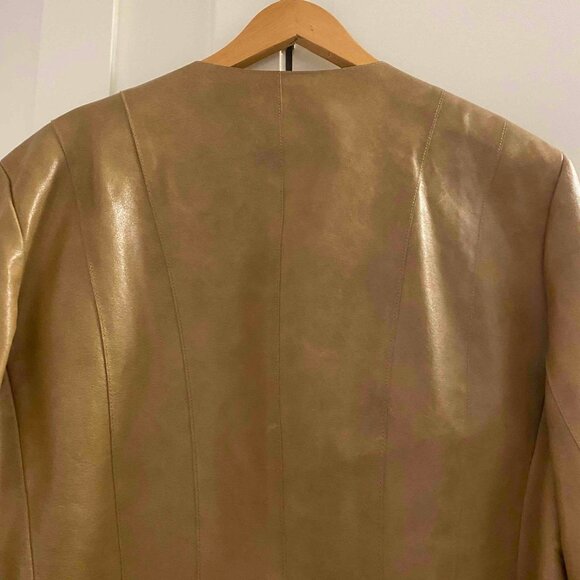 Jones New York Woman Leather Jacket size Large - Picture 11 of 15